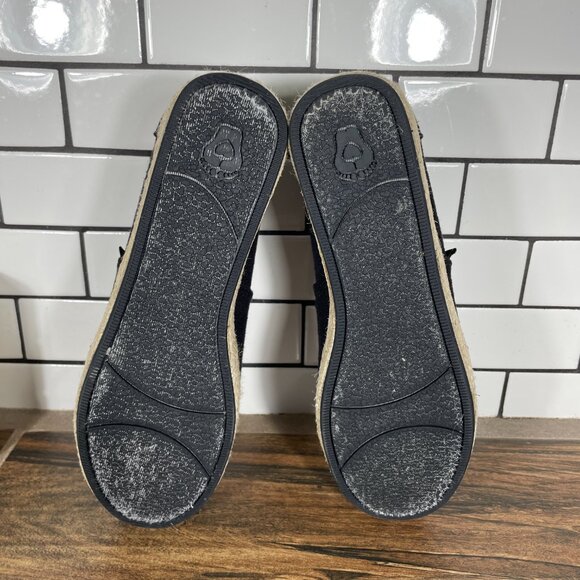 Skechers BOBS Highlights High Jinx Womens Sz 7.5 Shoes Black Canvas Espadrille - Picture 8 of 13